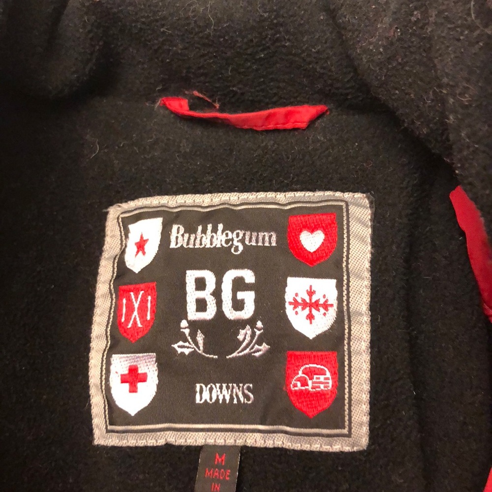 Red downs Jacket - Picture 3 of 3